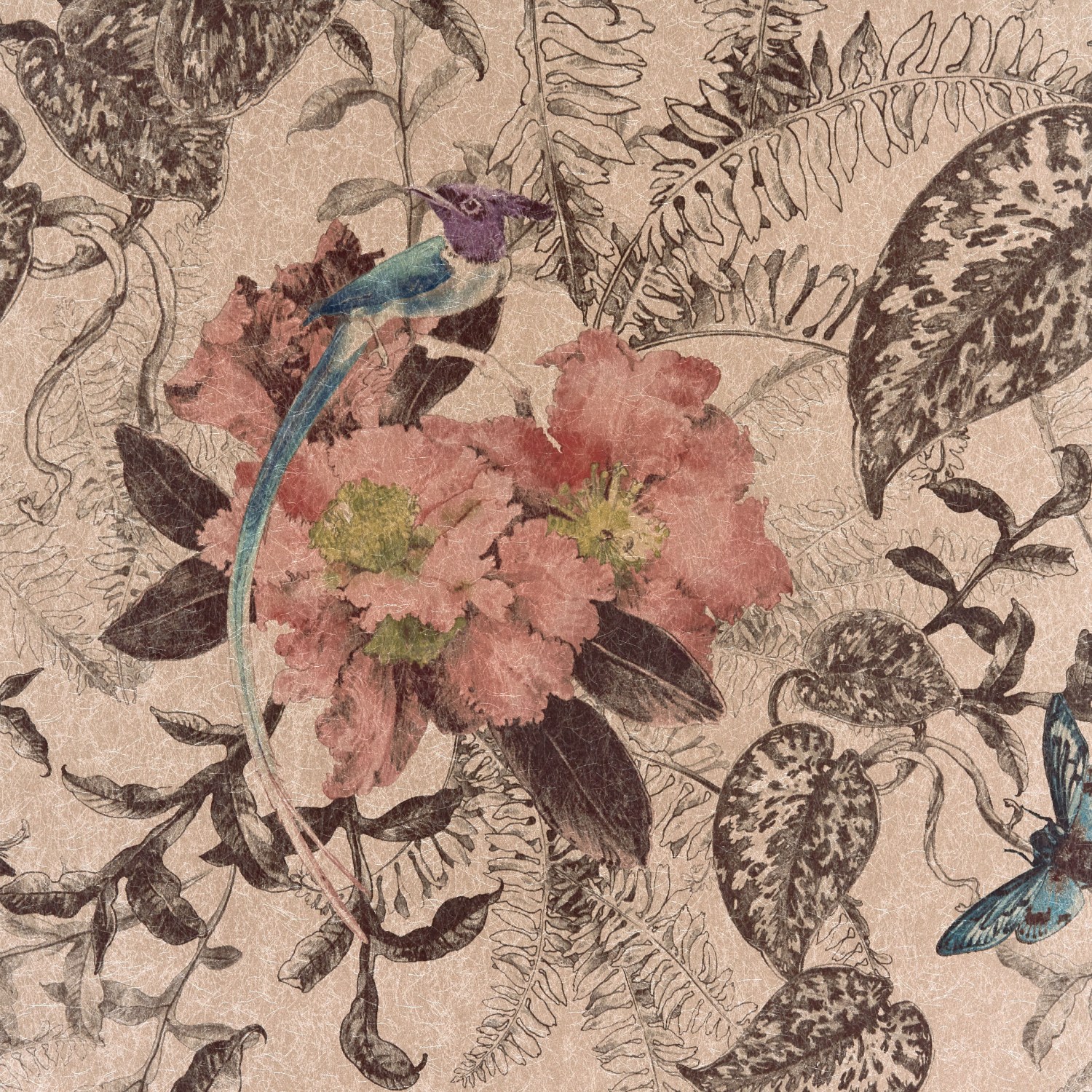 Обои 1838 Wallcoverings Willow Hedgerow Copper 2008-144-04 Обои 1838 Wallcoverings Willow Hedgerow Copper 2008-144-04